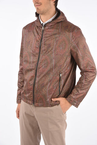 Paisley Regul Fit Jacket with Hood