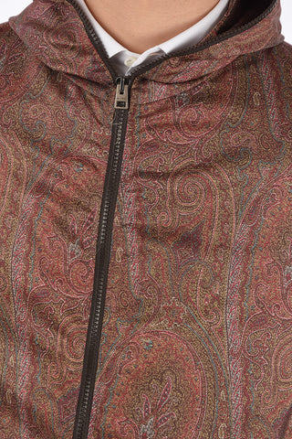 Paisley Regul Fit Jacket with Hood
