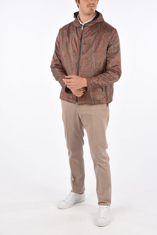 Paisley Regul Fit Jacket with Hood