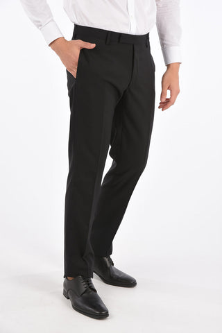 virgin wool center vent belt loops 2-button suit