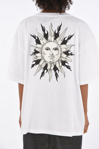 back pattern oversized T-shirt