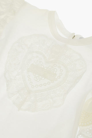 T-shirt with Lace details