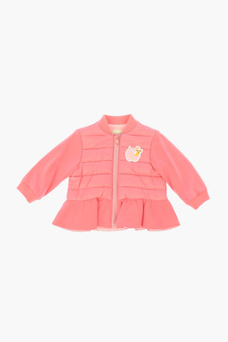 Bomber with Jersey Sleeves