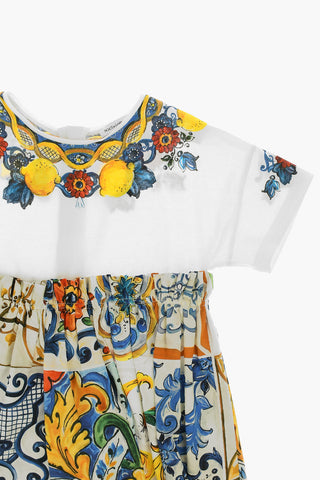 Vestito con Gonna a Pieghe