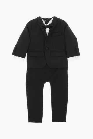Virgin Wool Tuxedo Suit