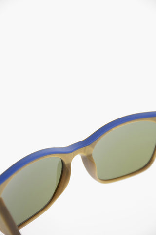 KLEIN BLUE sunglasses with colored lenses