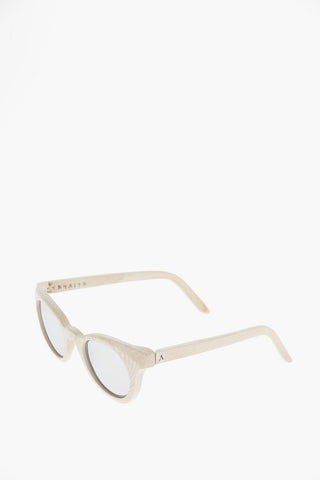 Wayfarer Sunglasses with Mirrored Lenses