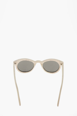 Wayfarer Sunglasses with Mirrored Lenses