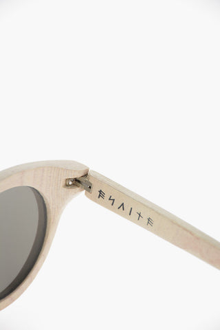 Wayfarer Sunglasses with Mirrored Lenses