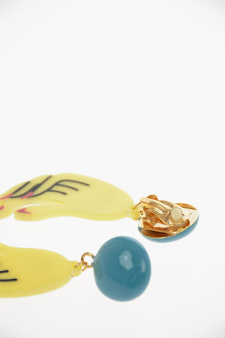 BRUNO BONETTO Hand Clip On Drop Earrings