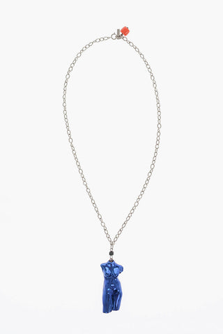 Chain Metal Necklace with Pendant