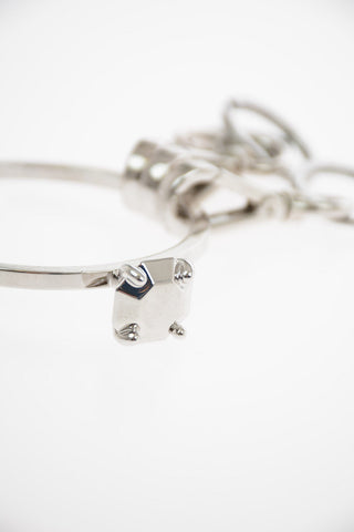 MM6 Brass Clip Bangle Bracelet