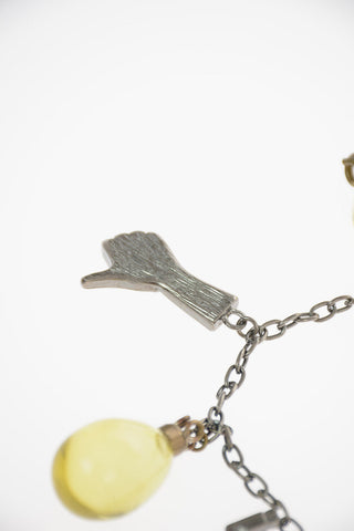 Collana in Metallo con Pendenti