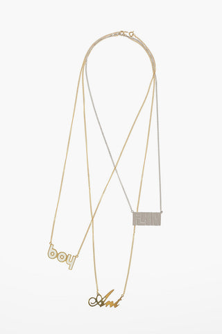 MM6 3 Pendant Necklace Set