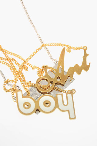 MM6 3 Pendant Necklace Set