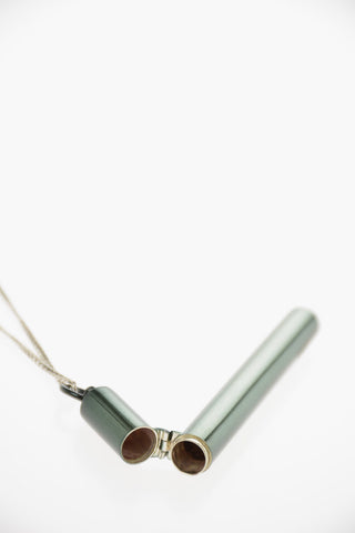 Collana in Argento con Pendente Porta Sigaretta