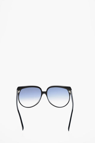Oversized Sunglasses with Faded Lenses