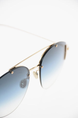 Faded Lenses Aviator Sunglasses