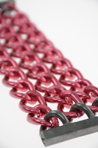 Metal Triple Chain Bracelet