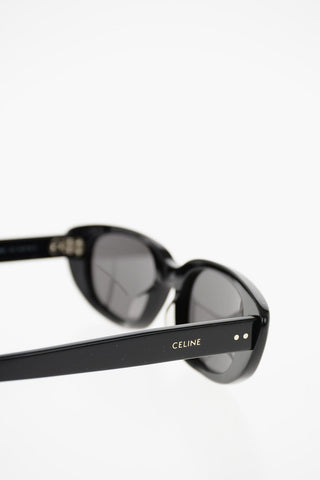 Oval Cat-Eye Sunglasses
