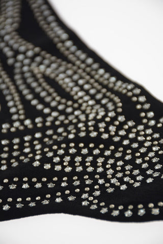 MM11 60mm Rhinestone Embellished Fabric Belt