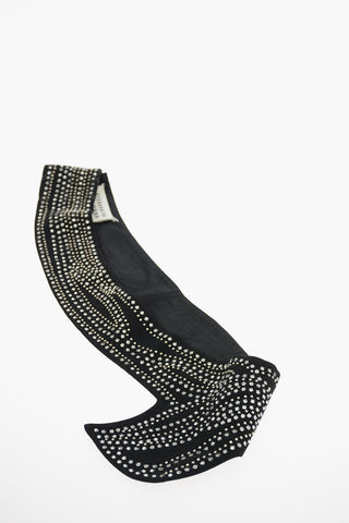 MM11 60mm Rhinestone Embellished Fabric Belt