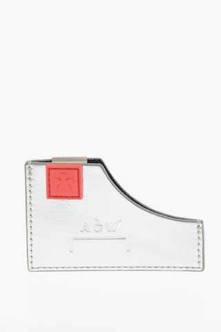 Metallic Leather Card Holder