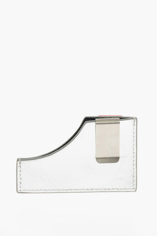 Metallic Leather Card Holder