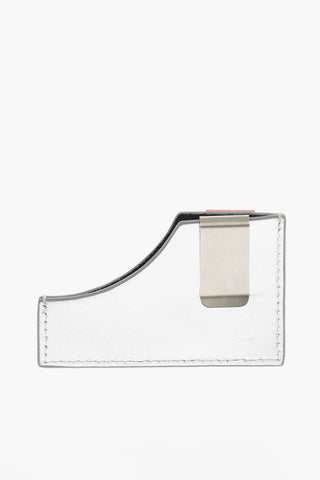Metallic Leather Card Holder