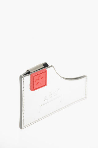 Metallic Leather Card Holder