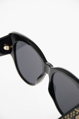 Oversized LADYDIORSTUDS2 Sunglasses