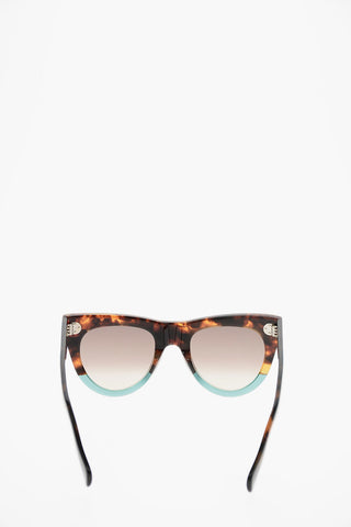 Occhiali da Sole Cat Eye con Lenti Sfumate