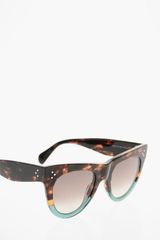 Occhiali da Sole Cat Eye con Lenti Sfumate
