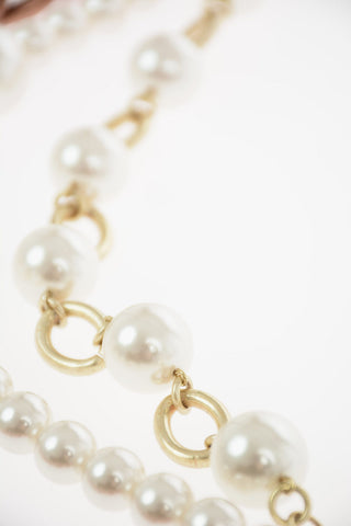 Brass Necklace with jewels