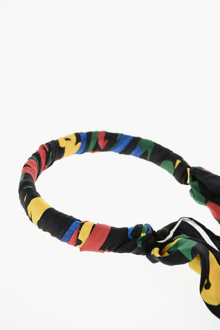 Sciarpa a Collana con Logo Stampato