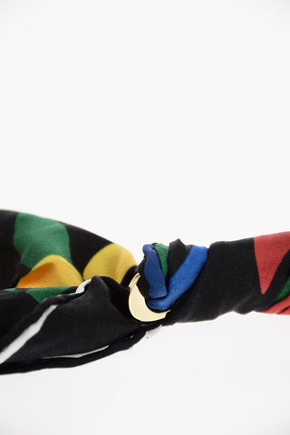 Sciarpa a Collana con Logo Stampato
