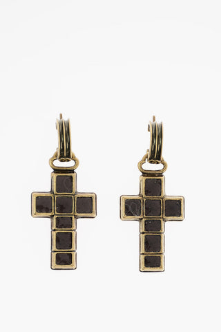 Cross Pendant Earrings