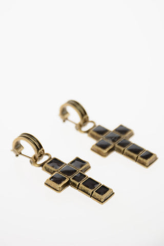 Cross Pendant Earrings