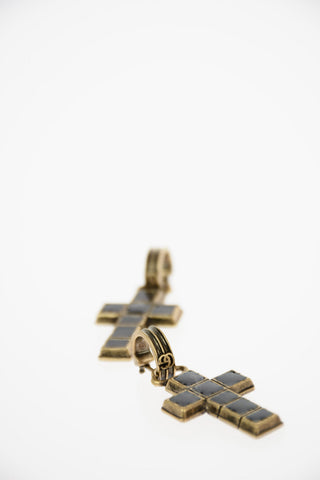 Cross Pendant Earrings