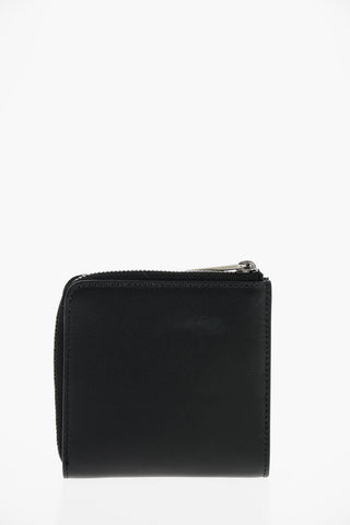 Printed Logo Leather Card Holder