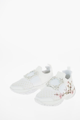 Pull On VIV RUN Sneakers with Maxi Jewel Buckle