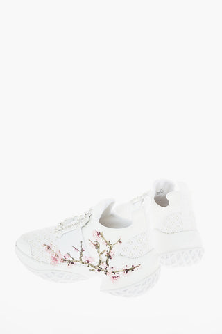 Pull On VIV RUN Sneakers with Maxi Jewel Buckle