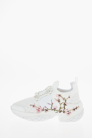 Pull On VIV RUN Sneakers with Maxi Jewel Buckle