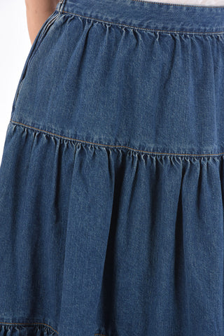 Denim Layered Skirt