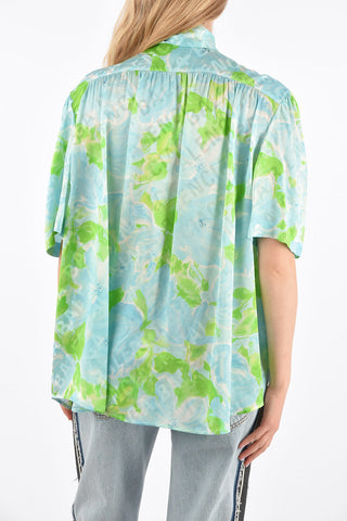 Camicia Tie Neck Logata 