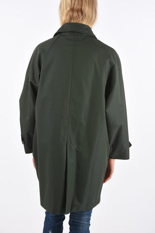 hidden closure MARTINA balmacaan coat