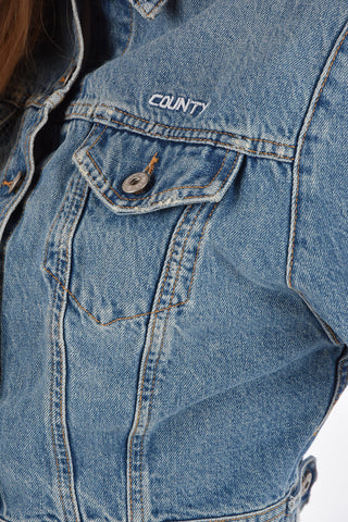 crop denim COUNTY jacket
