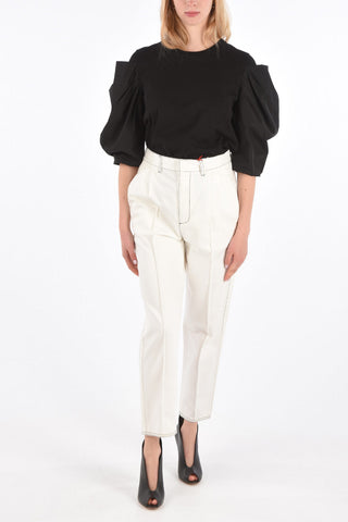 Double Pleat LOGO Jeans