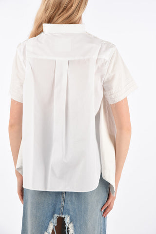 Denim Asymmetrical Top