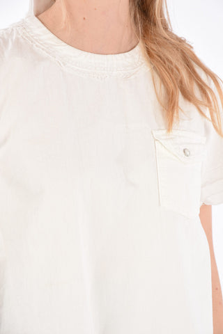 Denim Asymmetrical Top